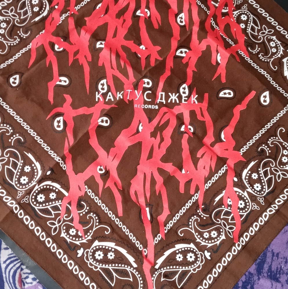 Travis scott brown bandana Cactus Jack